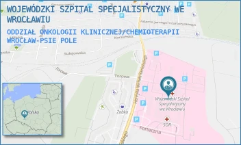 ODDZIAŁ ONKOLOGII KLINICZNEJ/CHEMIOTERAPII - WOJEWÓDZKI SZPITAL SPECJALISTYCZNY WE WROCŁAWIU - UL. HENRYKA MICHAŁA KAMIEŃSKIEGO 73A, WROCŁAW-PSIE POLE