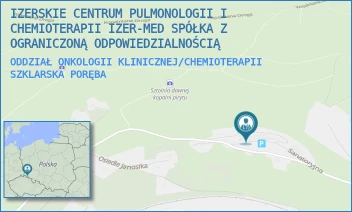 ODDZIAŁ ONKOLOGII KLINICZNEJ/CHEMIOTERAPII - IZERSKIE CENTRUM PULMONOLOGII I CHEMIOTERAPII IZER-MED SPÓŁKA Z OGRANICZONĄ ODPOWIEDZIALNOŚCIĄ - UL. SANATORYJNA 1, SZKLARSKA PORĘBA