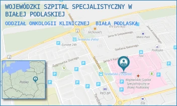 ODDZIAŁ ONKOLOGII KLINICZNEJ - WOJEWÓDZKI SZPITAL SPECJALISTYCZNY W BIAŁEJ PODLASKIEJ - TEREBELSKA 57-65,  BIAŁA PODLASKA