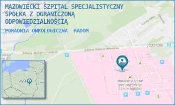 PORADNIA ONKOLOGICZNA - MAZOWIECKI SZPITAL SPECJALISTYCZNY SPÓŁKA Z OGRANICZONĄ ODPOWIEDZIALNOŚCIĄ - J. ALEKSANDROWICZA 5, RADOM