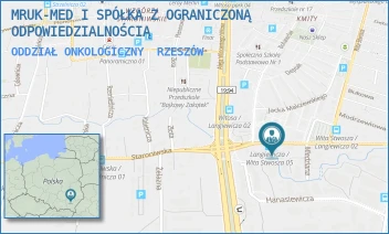 ODDZIAŁ ONKOLOGICZNY - MRUK-MED I SPÓŁKA Z OGRANICZONĄ ODPOWIEDZIALNOŚCIĄ - UL. GEN. MARIANA LANGIEWICZA 61, RZESZÓW