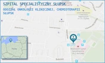 ODDZIAŁ ONKOLOGII KLINICZNEJ, CHEMIOTERAPII - WOJEWÓDZKI SZPITAL SPECJALISTYCZNY IM. JANUSZA KORCZAKA W SŁUPSKU SPÓŁKA Z OGRANICZONĄ ODPOWIEDZIALNOŚCIĄ - UL. HUBALCZYKÓW 1,  SŁUPSK