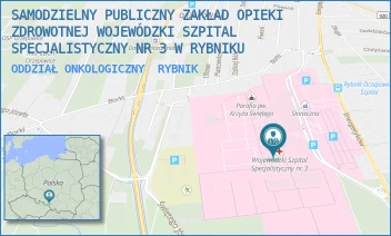 ODDZIAŁ ONKOLOGICZNY - SAMODZIELNY PUBLICZNY ZAKŁAD OPIEKI ZDROWOTNEJ WOJEWÓDZKI SZPITAL SPECJALISTYCZNY NR 3 W RYBNIKU - UL. ENERGETYKÓW 46,  RYBNIK
