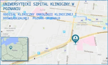 ODDZIAŁ KLINICZNY ONKOLOGII KLINICZNEJ I DOŚWIADCZALNEJ - UNIWERSYTECKI SZPITAL KLINICZNY W POZNANIU - GRUNWALDZKA 16/18, POZNAŃ-GRUNWALD