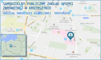 ODDZIAŁ ONKOLOGII KLINICZNEJ - SAMODZIELNY PUBLICZNY ZAKŁAD OPIEKI ZDROWOTNEJ W KROTOSZYNIE - BOLEWSKIEGO 4-8, KROTOSZYN