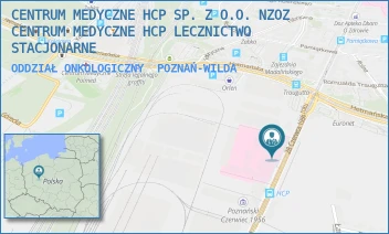ODDZIAŁ ONKOLOGICZNY - CENTRUM MEDYCZNE HCP SPÓŁKA Z O.O. NZOZ CENTRUM MEDYCZNE HCP LECZNICTWO AMBULATORYJNE - 28 CZERWCA1956 194, POZNAŃ-WILDA